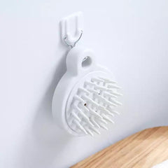 Hair scalp cleansing brush with ergonomic handle