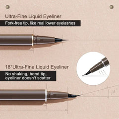 Ultra-fine liquid eyeliner pen -Judydoll Slim Liquid Eyeliner -02 DEEP BROWN-THE COSMETIC STORE NZ