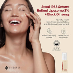 K-SECRET anti-aging serum for wrinkles and firming