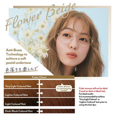 Liese Bleach-On Color Dye - Flannel Flower Beige 108ml