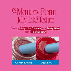 {Keyring Set} Lip&Cheek Glowy Jelly Pot - JR01 Squeezed 4g