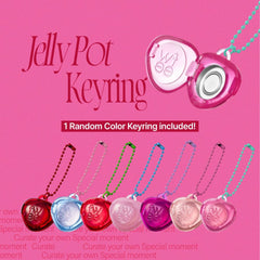 {Keyring Set} Lip&Cheek Glowy Jelly Pot - JR01 Squeezed 4g