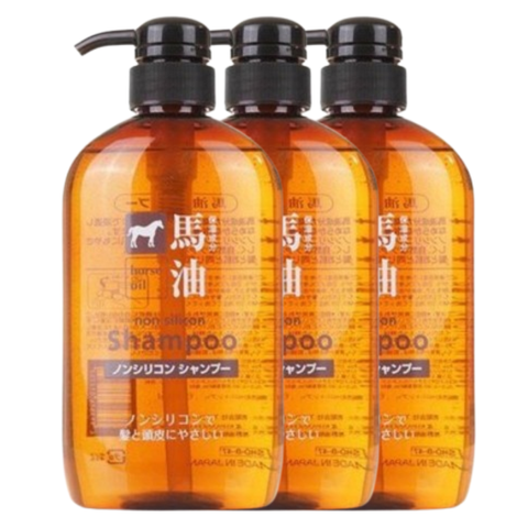 HORSE OIL SHAMPOO 600ML BUNDLE SALE - KUMANO - The Cosmetic Store New Zealand