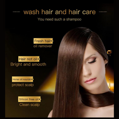 HORSE OIL SHAMPOO 600ML - KUMANO - The Cosmetic Store New Zealand