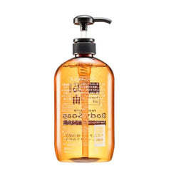 Back label ingredients and product of Japan details for Kumano body wash
