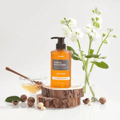 Honey & Macadamia Pure Body Wash - Cherry Blossom 500ml