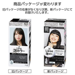 Liese Creamy Bubble Color Hair Colouring Kit Natural Series -# Natural Black