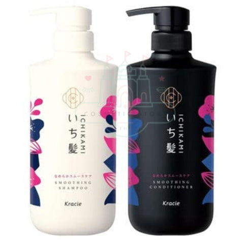 ICHIKAMI Nameraka Smooth Care Shampoo & Conditioner Set [480ml+480ml]