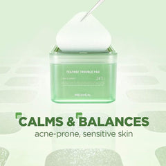 MEDIHEAL Blemish Teatree Trouble Pad 100 Pads  -The Cosmetic Store New Zealand