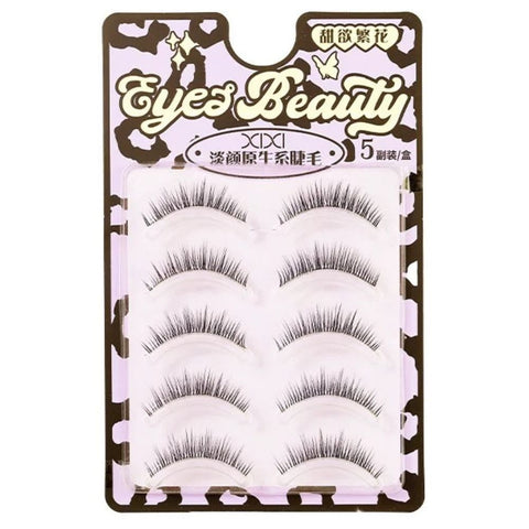 Xixi Light Natural Eyelashes 5 Pair -# Jm21 Sweet And Flowery