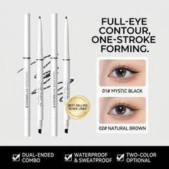 Eyebrow pencils with color options and features - Precision black eyeliner pen makeup product THE COSMETIC STORE NZ