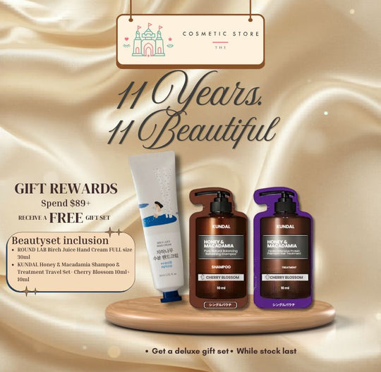 ✨ 11th Anniversary Beauty Reward Set | FREE Gift Over $89