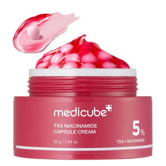 Medicube TXA Niacinamide Capsule Cream 55g – brightening Korean moisturizer