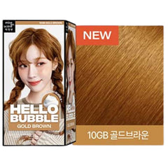Hello Bubble 10GB Gold brown hair dye – K-beauty color at THE COSMETIC STORE NZ
