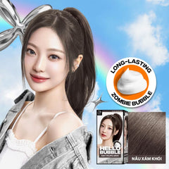 MISE EN SCENE -Hello Bubble Ash Taupe Gray hair dye – K-beauty color at THE COSMETIC STORE NZ 