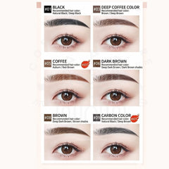 M'AYCREATE AUTOMATIC DOUBLE EYEBROW PENCIL- 03 DARK COFFEE-THE COSMETIC STORE NZ