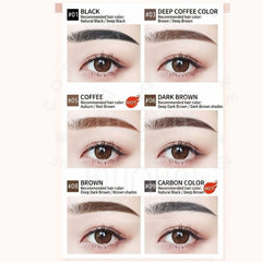 M'AYCREATE AUTOMATIC DOUBLE EYEBROW PENCIL- 05 COFFEE-Waterproof Dual-End Brow Pencil-THE COSMETIC STORE NZ