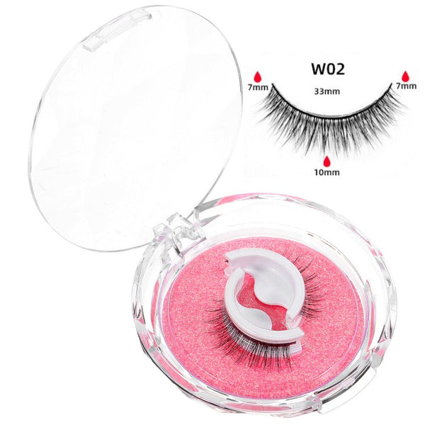 No Glue Self-Adhesive Eyelash Kit-W02 Wild Natural Style