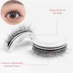 No Glue Self-Adhesive Eyelash Kit-W02 Wild Natural Style