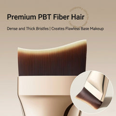 Hairbrush with brown bristles 