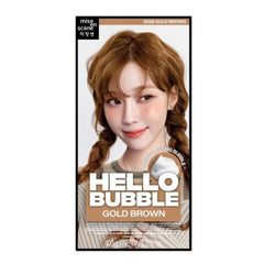 Hello Bubble 10GB Gold brown hair dye – K-beauty color at THE COSMETIC STORE NZ