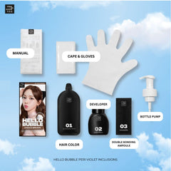 Hello Bubble -6N Choco Brown