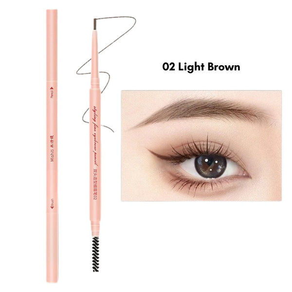 Mishiti Ultra-Fine Waterproof Eyebrow Pencil - 02 Light Brown 0.1g
