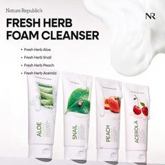 Fresh Herb Cleansing Foam  - Snail 170ml