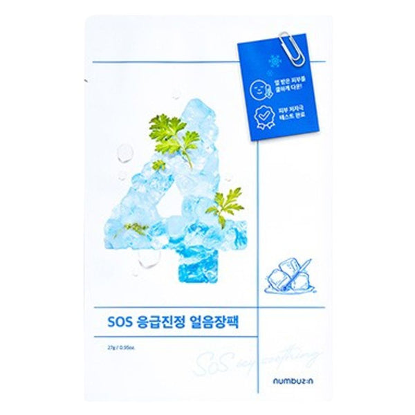 No.4 SOS Icy Soothing Sheet Mask 1ea