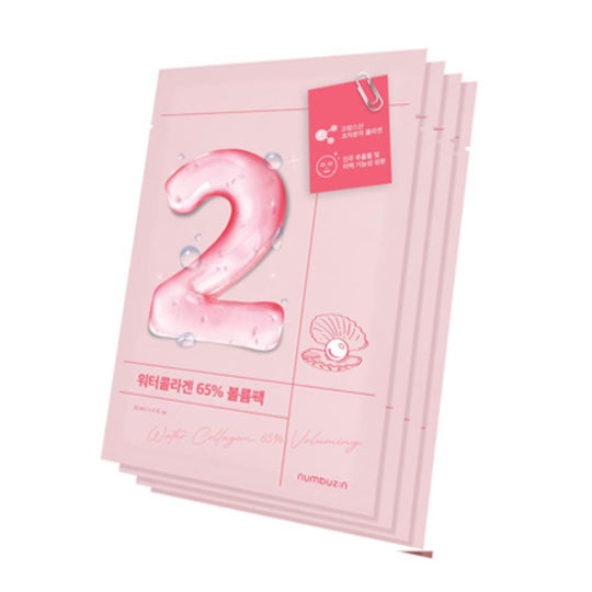 No.2 Water Collagen 65% Voluming Sheet Mask 4ea Set