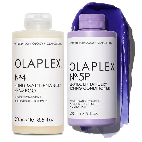 Olaplex OLAPLEX Blonde Tone Repair Duo No 4 Shampoo No 5P Purple olaplex-olaplex-blonde-tone-repair-duo-no-4-shampoo-no-5p-purple