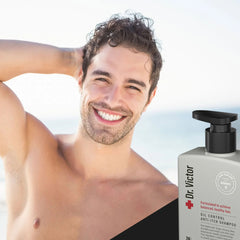 Oil Control Anti Itch Shampoo 280ml -(Grey)-Dr.Victor-THE COSMETIC STORE