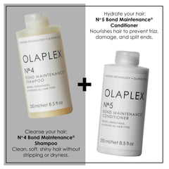Olaplex shampoo and conditioner bottles -OLAPLEX Shampoo and Conditioner Set for Damaged Hair-THE COSMETIC STORE NZ.