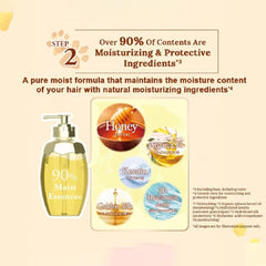 Pixie Moist Silky Shampoo 1.0 440ml - For dry and tangled hair