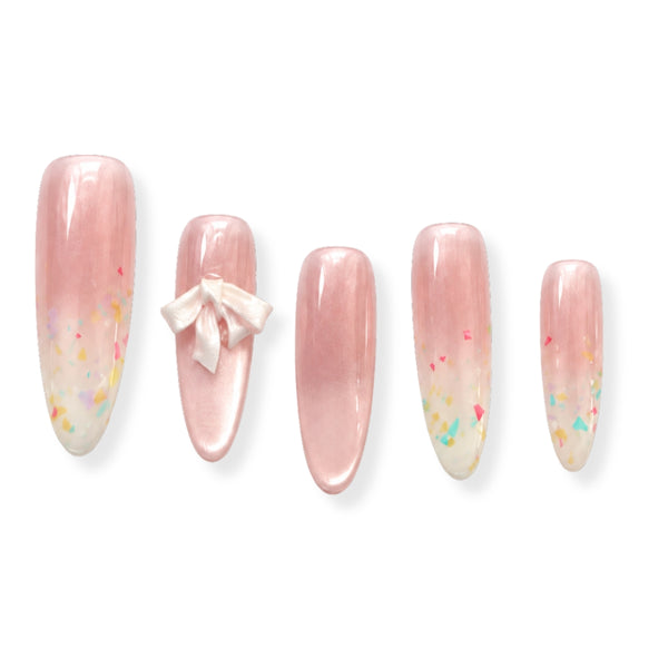 Press-on Nail |Fairycore Style | Medium Almond Shape