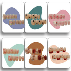 SALON QUALITY PRESS-ON NAIL | DREAMY GRADIENT RHINESTONE SET [OVAL SHAPE]
