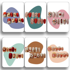 SALON QUALITY PRESS-ON NAIL | DREAMY GRADIENT RHINESTONE SET [OVAL SHAPE]
