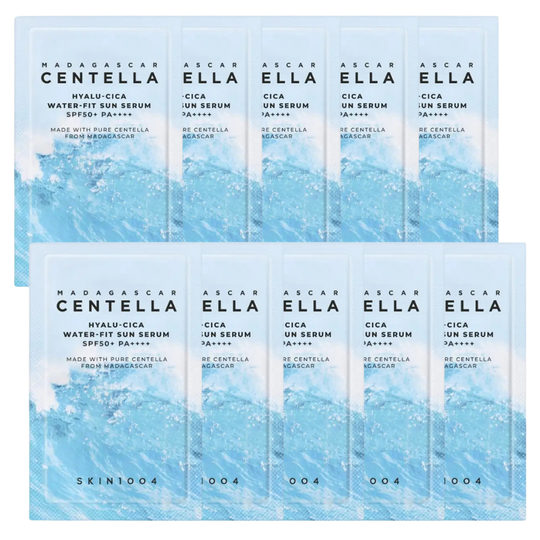 Madagascar Centella Hyalu-Cica Water-Fit Sun Serum Sachet 1.5ml [10 Sachets]