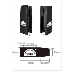 HENGSI PROFESSIONAL EYEBROW PENCIL SHAPER TOOL- FLAT TIP BROW STYLING MOLD