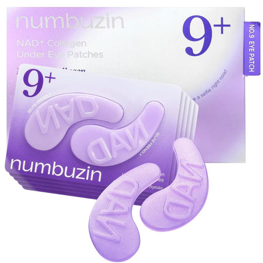 No.9+ NAD+ Collagen Under Eye Patches [5 Pairs]