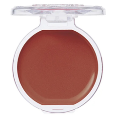 The Cosmetic Store -Canmake Cream Cheek - 16 Almond Terracotta-Compact blush in a clear case 