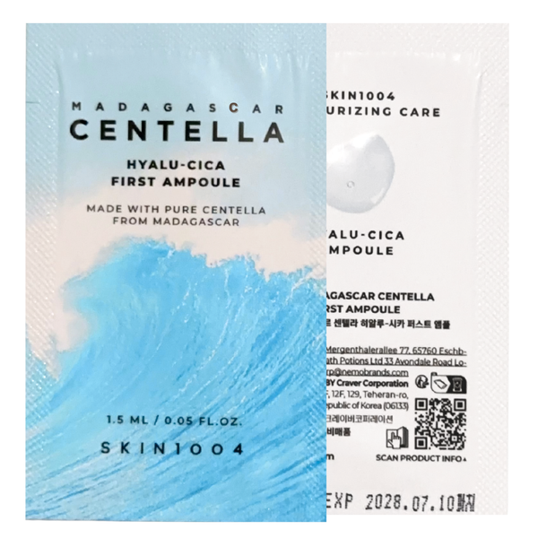 (Sachets) SKIN1004 Madagascar Centella Hyalu-Cica First Ampoule 1.5ml