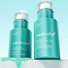 Azelaic acid and exosome skincare for acne treatment pore refining and skin barrier repair
