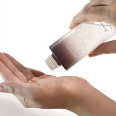 Applying hydrating toner to soothe sensitive skin and improve moisture balance
