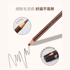Eyebrow pencil with close-up details -HENGSI PROFESSIONAL EYEBROW PENCIL SHAPER TOOL- FLAT TIP BROW STYLING MOLD
