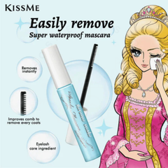 KISSME Heroine mascara remover brush applicator close up lash cleanser
