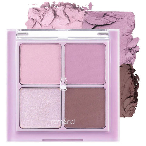ROM&ND Better Than Eyes Milk Series #W01 Dry Lavender – pastel lilac eyeshadow at THE COSMETIC STORE NZ