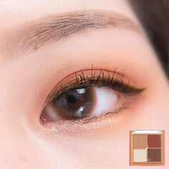 Natural coral makeup look with ROM&ND #M01 palette from THE COSMETIC STORE NZ