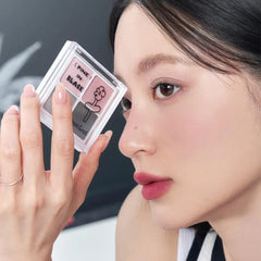 Romantic pink tone eye palette – B02 Peony in Black from ROM&ND