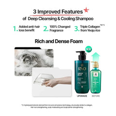 Deep Cleansing & Cooling Shampoo 480ml